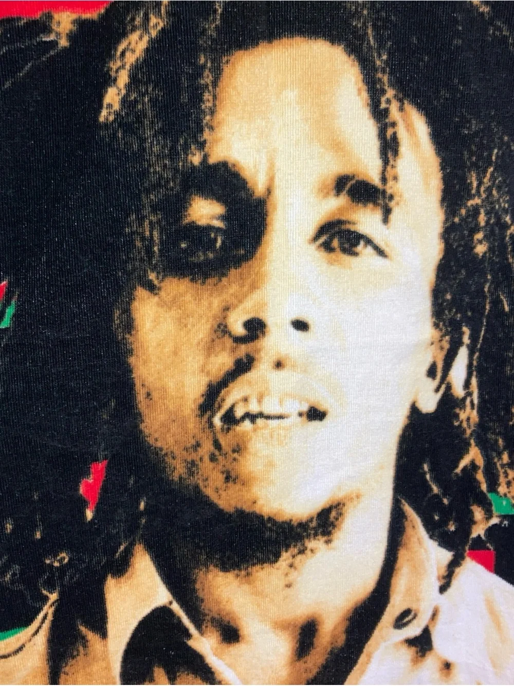Bob Marley Black Multi-Color 'One Love' Beach Towel 49”x26.5”